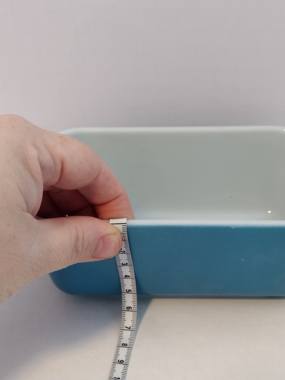 Pyrex Rectangular Blue Ceramic Baking Dish - Picture 8 of 10